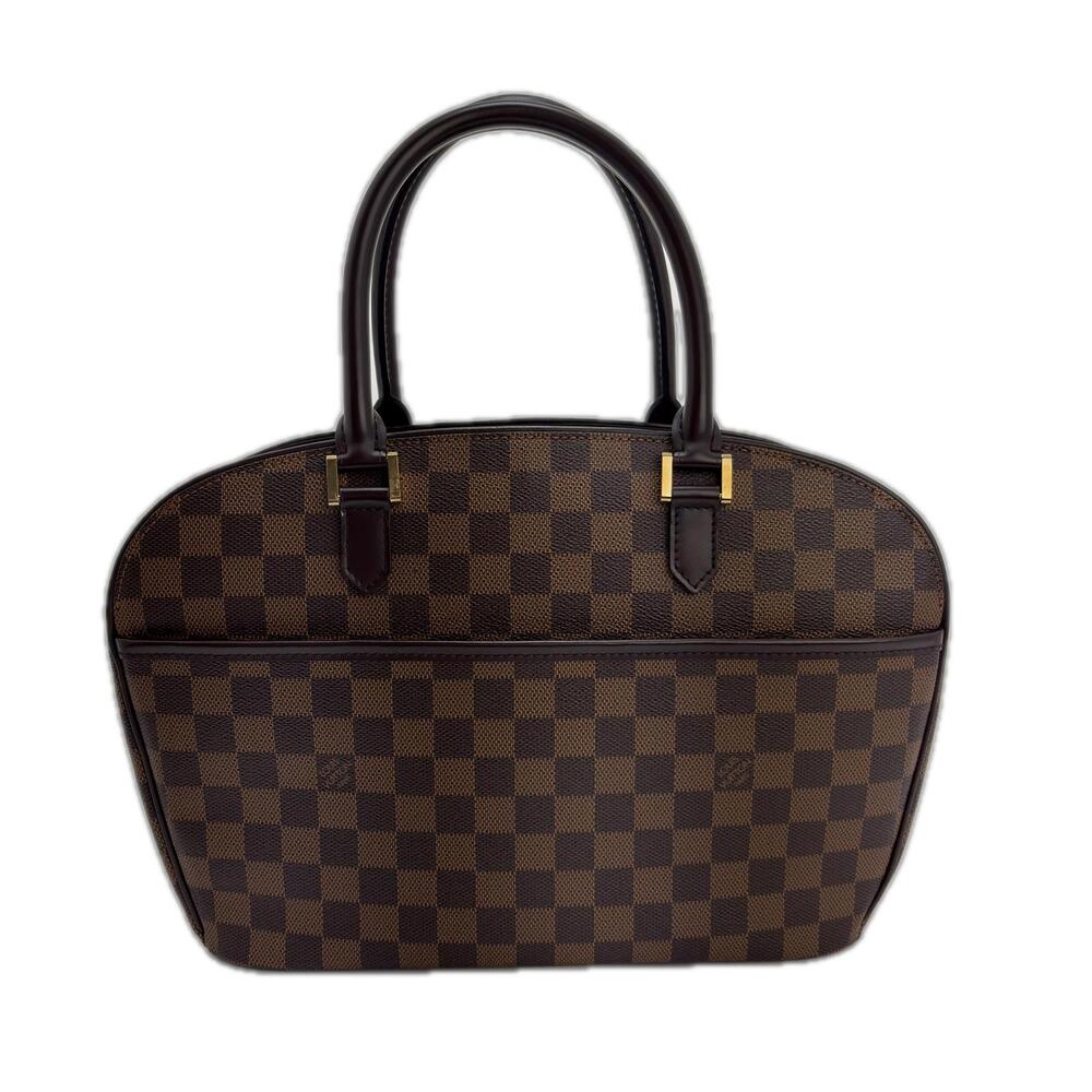 LOUIS VUITTON Salia Horizontal Damier Handbag Brown